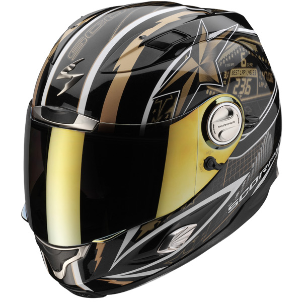 Full Face Scorpion EXO 1000 Speedster Black Gold