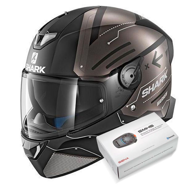 Full Face Shark Skwal 2 Warhen Mat KAK