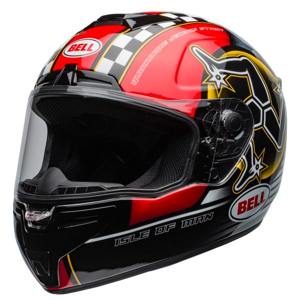 Full Face Bell Srt Isle Of Man Black Red