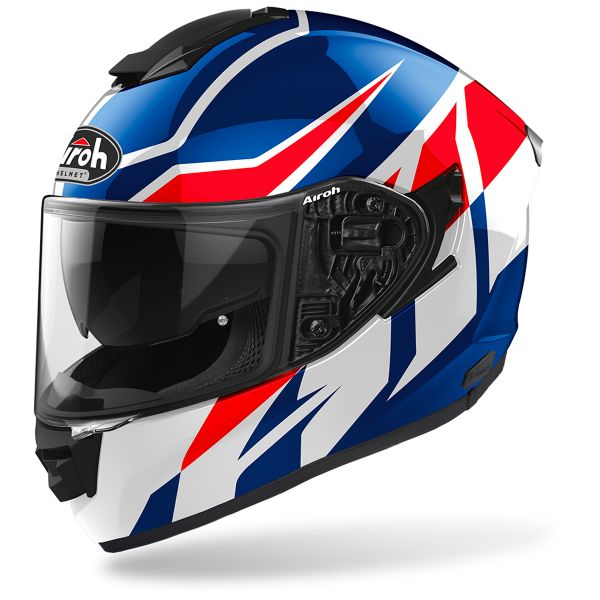 Full Face Airoh ST 501 Frost Blue Red Full Face Airoh ST 501 Frost Blue Red