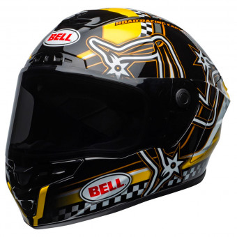 Full Face Bell Star Dlx Mips Isle Of Man Black Yellow