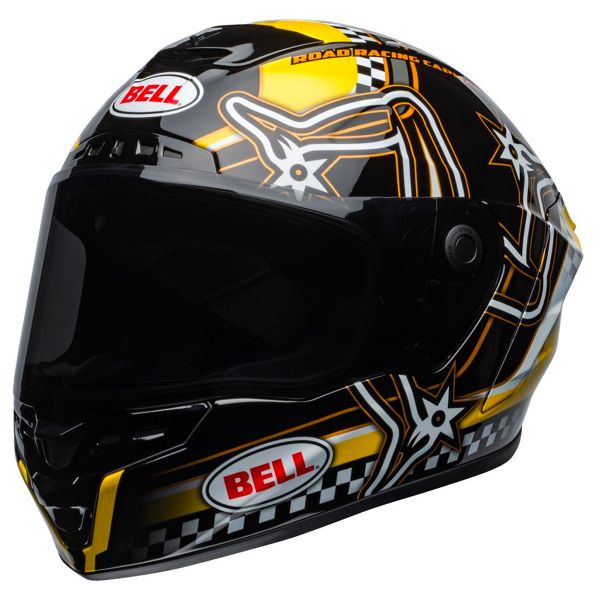 Full Face Bell Star Dlx Mips Isle Of Man Black Yellow