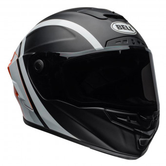 Casque Full Face Bell Star Mips Tantrum Matte Black White Orange Casque Full Face Bell Star Mips Tantrum Matte Black White Orange