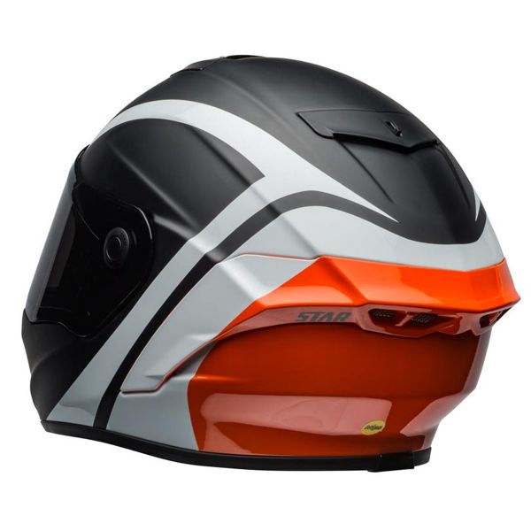 Bell Star Mips Tantrum Matte Black White Orange