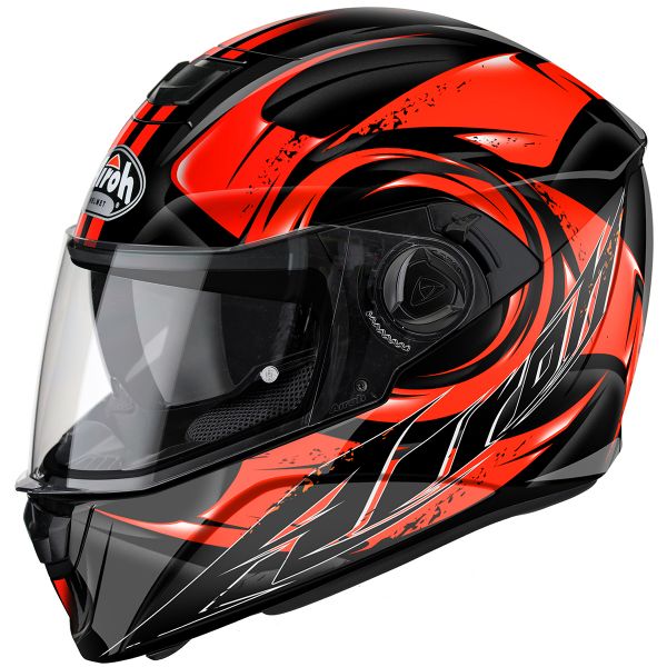 Full Face Airoh Storm Anger Orange