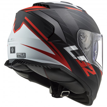 LS2 Storm Nerve Matt Black Red FF800