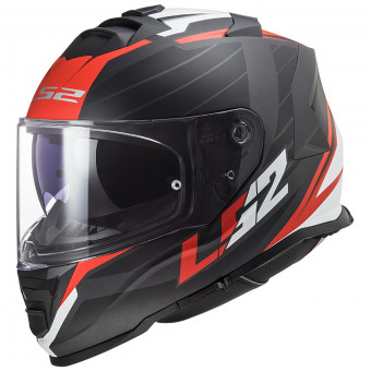 LS2 Storm Nerve Matt Black Red FF800