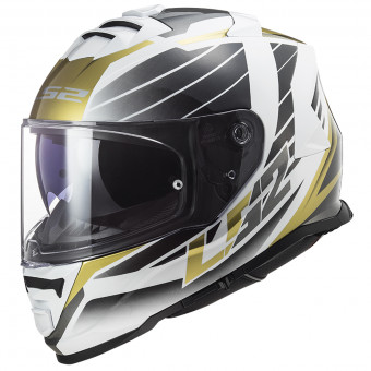 LS2 Storm Nerve White Antique Gold FF800