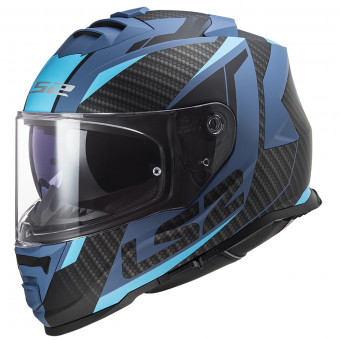 LS2 Storm Racer Matt Blue FF800