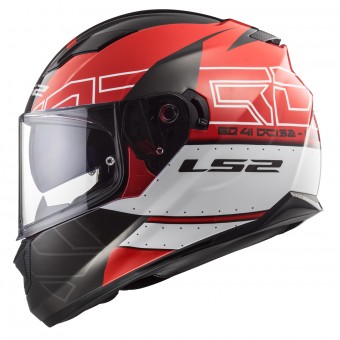 LS2 Stream Evo Kub Black Red FF320