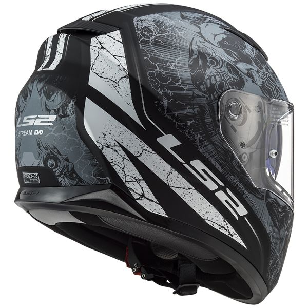 LS2 Stream Evo Throne Black Titanium FF320