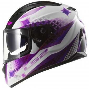 Full Face LS2 Stream Lux White Pink FF320