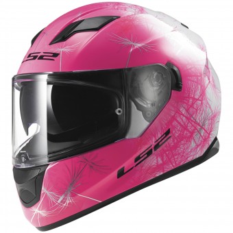 Full Face LS2 Stream Wind White Fluo Pink FF320