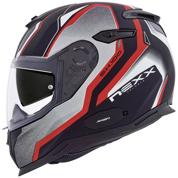 Full Face Nexx SX.100 Blast Red Mat