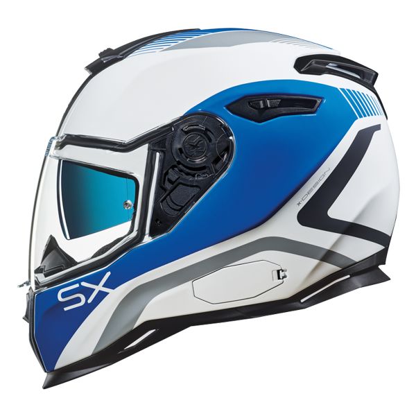 Full Face Nexx SX.100 Popup Blue