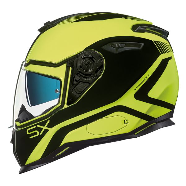 Full Face Nexx SX.100 Popup Neon Yellow