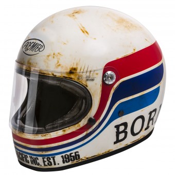 Casque Full Face Premier Trophy Matt White BTR8BM Casque Full Face Premier Trophy Matt White BTR8BM
