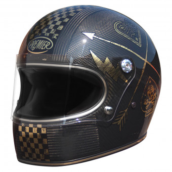 Full Face Premier Trophy Carbon NX Gold Chromed