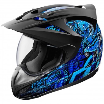 Casque Full Face ICON Variant Cottonmouth Blue Casque Full Face ICON Variant Cottonmouth Blue
