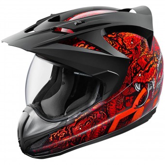 Casque Full Face ICON Variant Cottonmouth Red Casque Full Face ICON Variant Cottonmouth Red