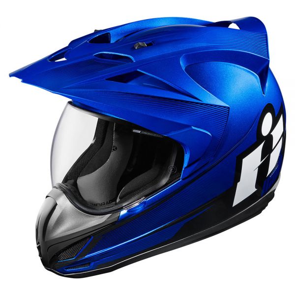 Helmet ICON Variant Double Stack Blue in stock iCasque