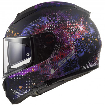 LS2 Vector Cosmos Matt Black Pink FF397