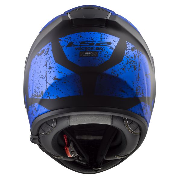 LS2 Vector Sign Matt Black Blue FF397