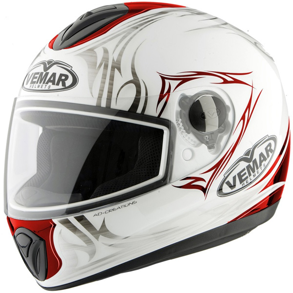 Full Face Vemar Medon Blade Red F726