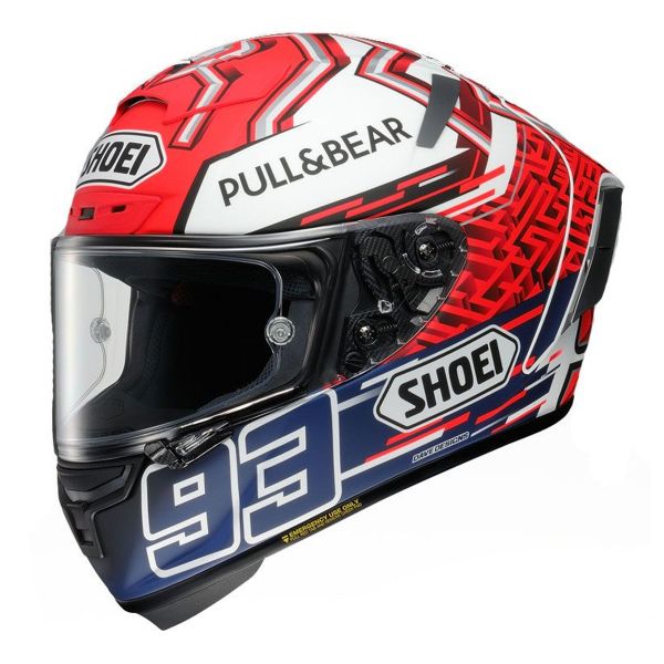 Helm Shoei X 14 Pull And Bear Shoei X-14 Marquez Helmet Red Shoei