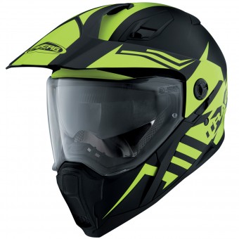 Casque Full Face Caberg Xtrace Lux Matt Black Yellow Fluo Casque Full Face Caberg Xtrace Lux Matt Black Yellow Fluo