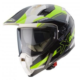 Full Face Caberg Xtrace Spark White Anthracite Yellow