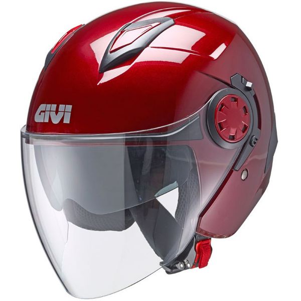 Open Face Givi 12.3 Stratos Burgandy