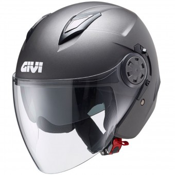 Open Face Givi 12.3 Stratos Matt Titanium