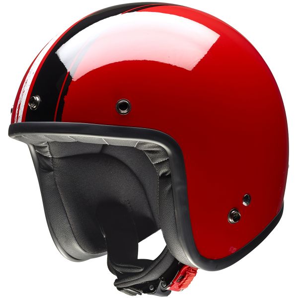 Open Face Givi 20.7 Oldster Red Black
