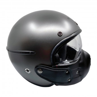 Casque Open Face HARISSON Corsair Matt Silver / Size S [Refurbished] Tel.