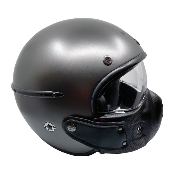 Open Face HARISSON Corsair Matt Silver / Size S [Refurbished] Tel.