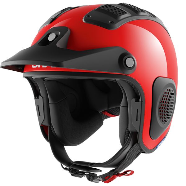 Open Face Shark ATV-Drak Blank RED
