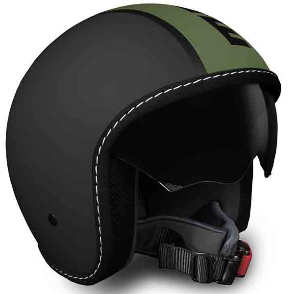 Open Face Momo Design Blade Black Matt Green Open Face Momo Design Blade Black Matt Green