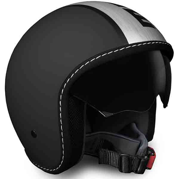 Open Face Momo Design Blade Black Matt Satin