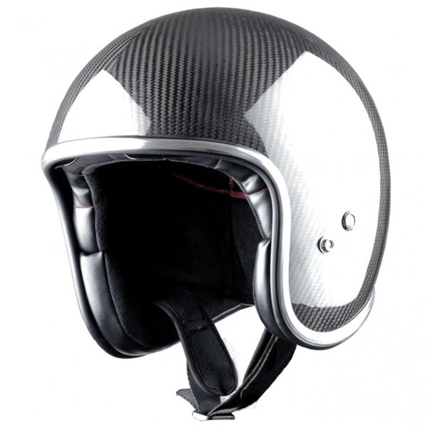 Open Face Astone Vintage Carbon Fiber Black