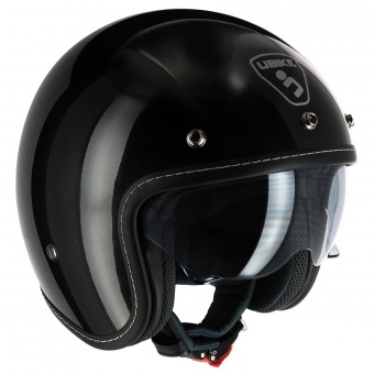 Casque Open Face UBIKE Challenge Black Casque Open Face UBIKE Challenge Black
