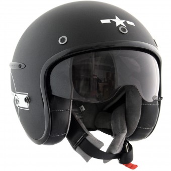 Open Face HARISSON Corsair Star Deco Matt Black White