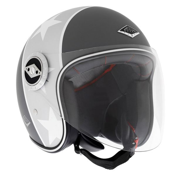 Open Face Edguard Dirt Ed Visor Black N'Roll Matt