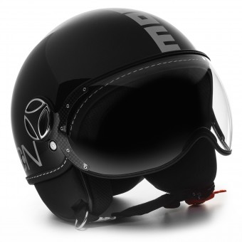 Open Face Momo Design FGTR Classic Black Brillant Metal