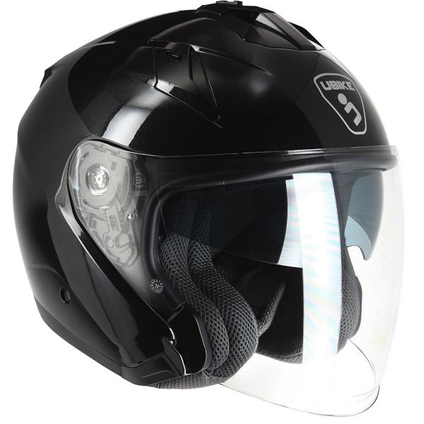 Open Face UBIKE Force Glossy Black