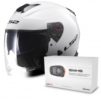 Open Face LS2 Infinity White OF521