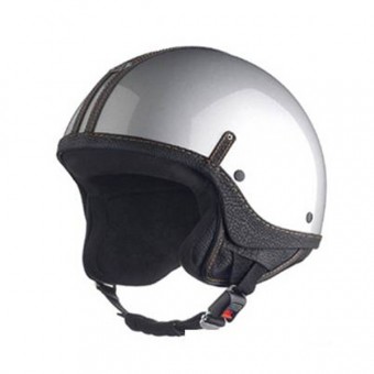 Casque Open Face Laura Smith Custom Grey Platinium Casque Open Face Laura Smith Custom Grey Platinium
