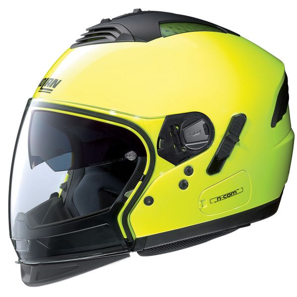 Open Face Nolan N43E Air Hi-Visibility N-Com Yellow Fluo 22