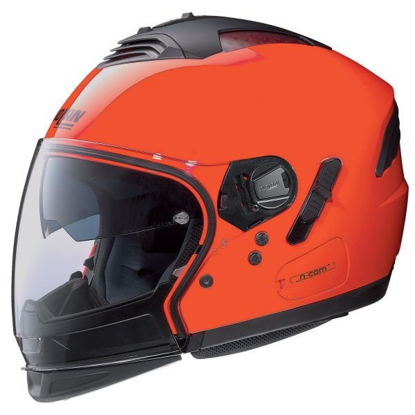 Open Face Nolan N43E Air Hi-Visibility N-Com Fluro Orange 23