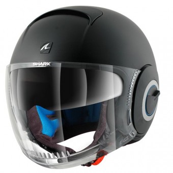 Casque Open Face Shark Nano Blank Mat KMA Casque Open Face Shark Nano Blank Mat KMA